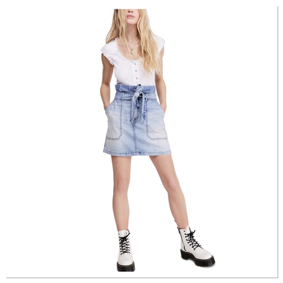 Free People high waist skirt